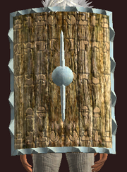 Sandblasted Tower Shield (Equipped)