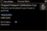 Chipped Freeport Cup Examine