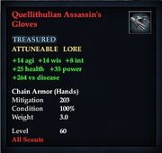 Quellithulian Assassin's Gloves