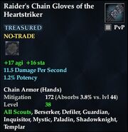 Raider's Chain Gloves of the Heartstriker