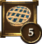 Achievement Icon blue pie 5