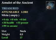 Amulet of the Ancient