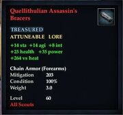 Quellithulian Assassin's Bracers