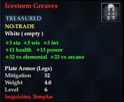 Icestorm Greaves
