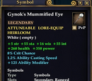 Gynok's Mummified Eye