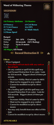 Wand of Withering Thorns