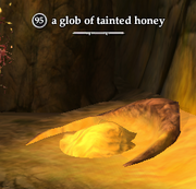 A glob of tainted honey