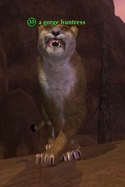 A gorge huntress