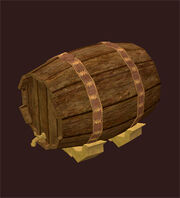 Iron-bound-maple-keg