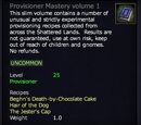 Provisioner Mastery volume 1