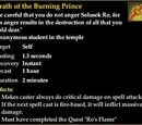 Wrath of the Burning Prince