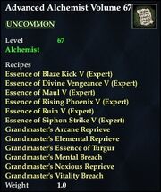 Advanced Alchemist Volume 67