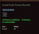 Lizard Scale Arcane Bracelet