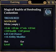 Magical Bauble of Foreboding Contention