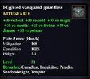 Blighted vanguard gauntlets
