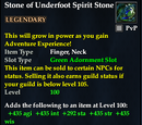 Stone of Underfoot Spirit Stone