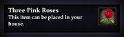 Three Pink Roses