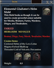 Elemental Gladiator's Helm Mold