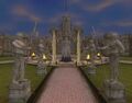 Guild hall amenity - qeynos courtyard statues front view.jpg