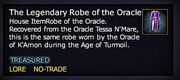 The Legendary Robe of the Oracle