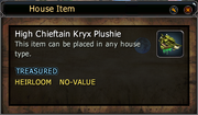 High Chieftain Kryx Plushie