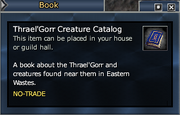 Thrael'Gorr Creature Catalog