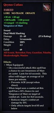 Qeynos Cutlass