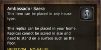 Ambassador Saera - Replica