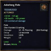 Adorberg Fists
