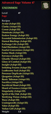 Advanced Sage Volume 47