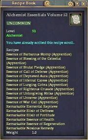Alchemist Essentials Volume 52