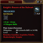 Knight's Bracers of the Stalwart