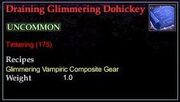 Draining Glimmering Dohickey