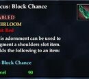 Focus: Block Chance