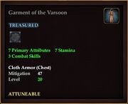 Garment of the Varsoon