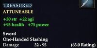 Arcane Shortsword of Storms