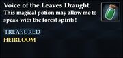 Voice of the Leaves Draught