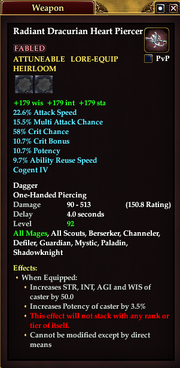 Radiant Dracurian Heart Piercer