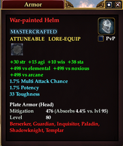 War-painted Helm