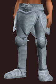 Acolyte's Wrought Plate Greaves (Equipped)