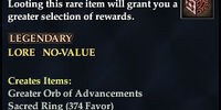 Exquisite Thrumming Cache (Ring War)