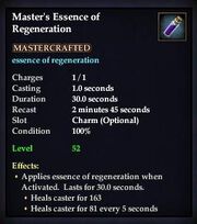 Master's Essence of Regeneration