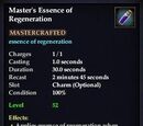 Master's Essence of Regeneration