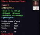 Woven Vulcanized Tunic