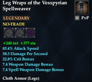 Leg Wraps of the Vesspyrian Spellweaver