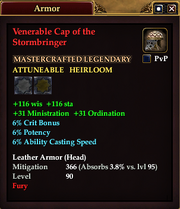 Venerable Cap of the Stormbringer