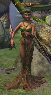 A faewood protector