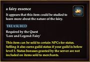 A fairy essence