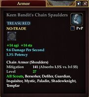Keen Bandit's Chain Spaulders