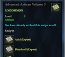 Advanced Artisan Volume 3